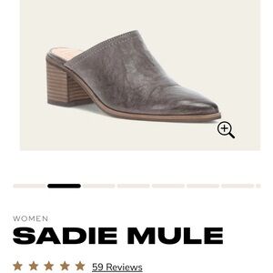 Frye Taupe leather Sadie Mule size 8
